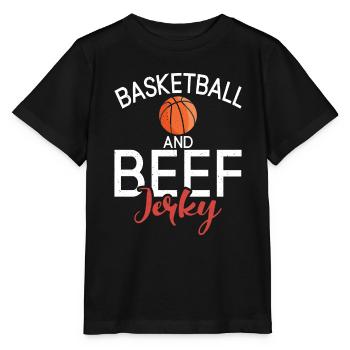 Beef Jerky Gift Beef Jerky Lover - Stanley/Stella MINI CREATOR Kids’ T-Shirt - black - Front - Mikhail (115cm)
