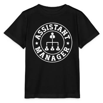 Leadership Assistant Manager - Stanley/Stella MINI CREATOR Kids’ T-Shirt - black - Front - Mikhail (115cm)