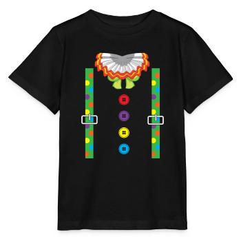 Clown Costume Déguisement Clown - T-shirt bio MINI CREATOR Stanley/Stella Enfant - noir - Devant - Mikhail (115cm)