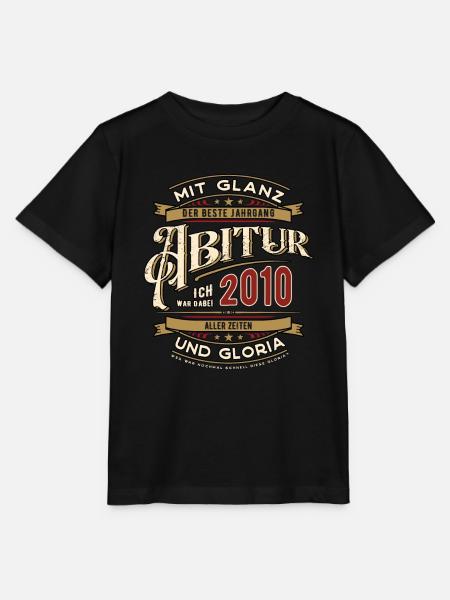 Abi Jahrgang 2010 Ich war dabei Abitur Treffen - Stanley/Stella Kinder T-Shirt MINI CREATOR  - Schwarz