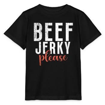 Beef Jerky Gift Beef Jerky Lover - Stanley/Stella MINI CREATOR Kids’ T-Shirt - black - Front - Mikhail (115cm)