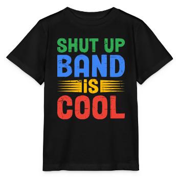 Shut Up Band Is Cool 2 - T-shirt bio MINI CREATOR Stanley/Stella Enfant - noir - Devant - Mikhail (115cm)