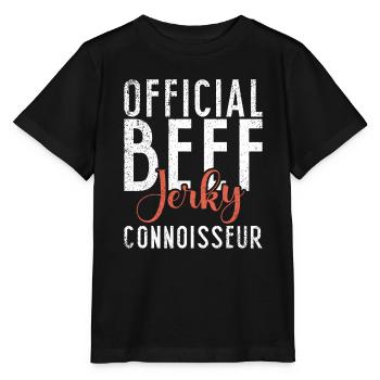 Beef Jerky Gift Beef Jerky Lover - Stanley/Stella MINI CREATOR Kids’ T-Shirt - black - Front - Mikhail (115cm)