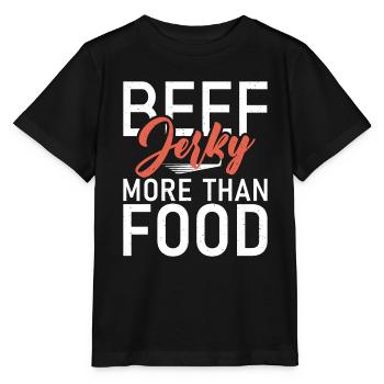 Beef Jerky Gift Beef Jerky Lover - Stanley/Stella MINI CREATOR Kids’ T-Shirt - black - Front - Mikhail (115cm)