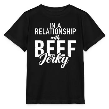 Beef Jerky Gift Beef Jerky Lover - Stanley/Stella MINI CREATOR Kids’ T-Shirt - black - Front - Mikhail (115cm)