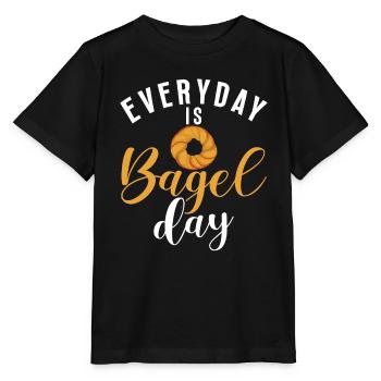 Cadeaux Bagel Bagel Lover - T-shirt bio MINI CREATOR Stanley/Stella Enfant - noir - Devant - Mikhail (115cm)