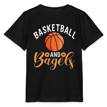 Cadeaux Bagel Bagel Lover - T-shirt bio MINI CREATOR Stanley/Stella Enfant - noir - Devant - Mikhail (115cm)