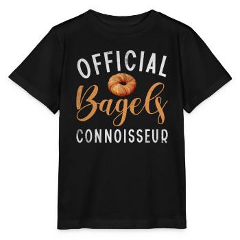 Cadeaux Bagel Bagel Lover - T-shirt bio MINI CREATOR Stanley/Stella Enfant - noir - Devant - Mikhail (115cm)
