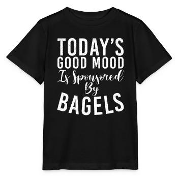 Cadeaux Bagel Bagel Lover - T-shirt bio MINI CREATOR Stanley/Stella Enfant - noir - Devant - Mikhail (115cm)
