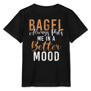 Cadeaux Bagel Bagel Lover - T-shirt bio MINI CREATOR Stanley/Stella Enfant - noir - Devant - Mikhail (115cm)