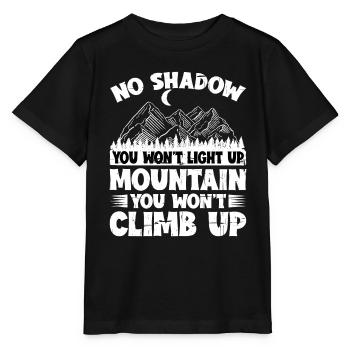 Pas d’ombre que vous n’éclairerez pas 4 - T-shirt bio MINI CREATOR Stanley/Stella Enfant - noir - Devant - Mikhail (115cm)
