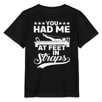 Tu m’avais aux pieds dans les sangles 14 - T-shirt bio MINI CREATOR Stanley/Stella Enfant - noir - Devant - Mikhail (115cm)