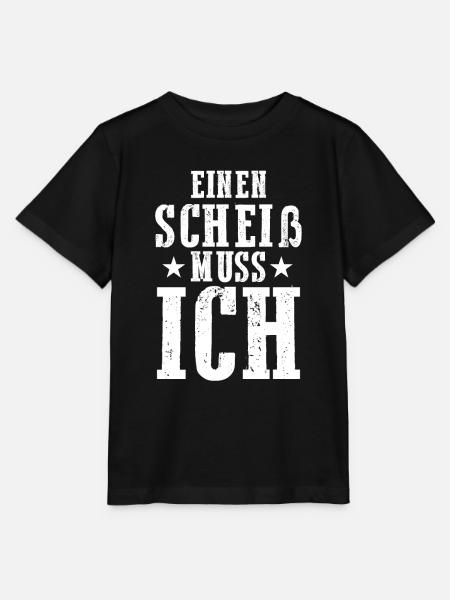 N Scheiß Muss Ich - Stanley/Stella Kinder T-Shirt MINI CREATOR - Schwarz