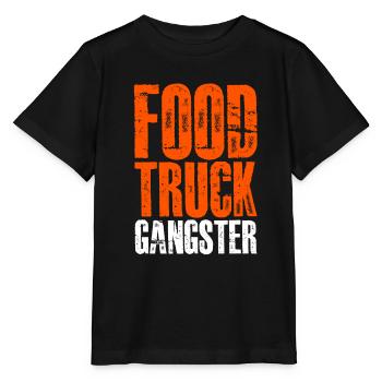 Food Truck Gangster - Stanley/Stella MINI CREATOR Kids’ T-Shirt - black - Front - Mikhail (115cm)