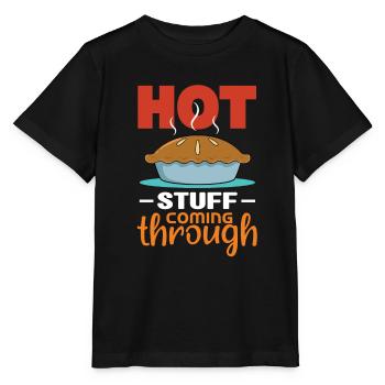 Apple pie - Stanley/Stella MINI CREATOR Kids’ T-Shirt - black - Front - Mikhail (115cm)