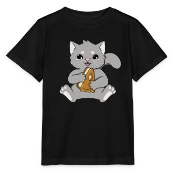 Apple pie - Stanley/Stella MINI CREATOR Kids’ T-Shirt - black - Front - Mikhail (115cm)