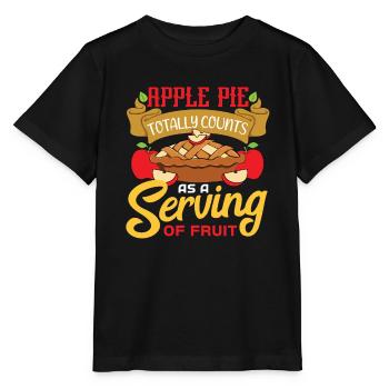 Apple pie - Stanley/Stella MINI CREATOR Kids’ T-Shirt - black - Front - Mikhail (115cm)