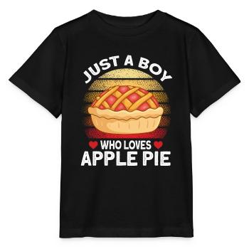 Apple pie - Stanley/Stella MINI CREATOR Kids’ T-Shirt - black - Front - Mikhail (115cm)