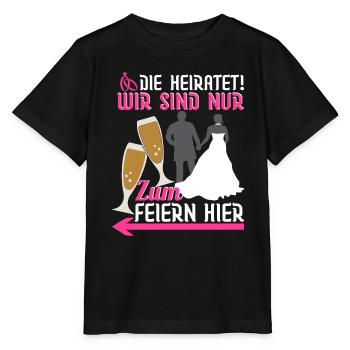 Junggesellinnenabschied Trauzeugin Brautjungfern - Stanley/Stella Kinder T-Shirt MINI CREATOR  - Schwarz - Vorne - Mikhail (115cm)