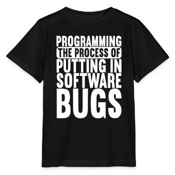 Programmierer Informatiker - Stanley/Stella Kinder T-Shirt MINI CREATOR  - Schwarz - Vorne - Mikhail (115cm)