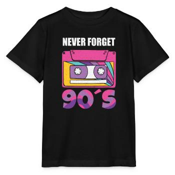 Cassette Type Vintage Cassette Retro Cassette Love - Stanley/Stella MINI CREATOR Kids’ T-Shirt - black - Front - Mikhail (115cm)