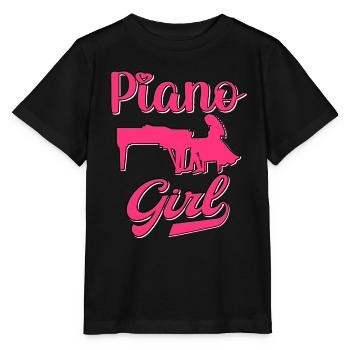 Pianiste Pianiste Piano - T-shirt bio MINI CREATOR Stanley/Stella Enfant - noir - Devant - Mikhail (115cm)