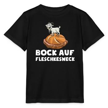 Bock auf Fleschkesweck - Spruch - Saar Pfalz - Stanley/Stella Kinder T-Shirt MINI CREATOR  - Schwarz - Vorne - Mikhail (115cm)