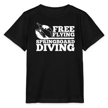 Diving Diving Flying - Stanley/Stella MINI CREATOR Kids’ T-Shirt - black - Front - Mikhail (115cm)