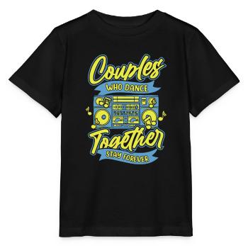 Dancing Dancer Couple - Stanley/Stella MINI CREATOR Kids’ T-Shirt - black - Front - Mikhail (115cm)