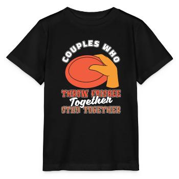 Frisbee Paar - Stanley/Stella Kinder T-Shirt MINI CREATOR  - Schwarz - Vorne - Mikhail (115cm)