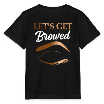 Cosmetology Beautician Make Up Brow Collection - Stanley/Stella MINI CREATOR Kids’ T-Shirt - black - Front - Mikhail (115cm)