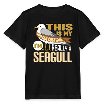 Mouette - T-shirt bio MINI CREATOR Stanley/Stella Enfant - noir - Devant - Mikhail (115cm)