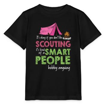 Chef scout Équipe Groupe scout Scouts - T-shirt bio MINI CREATOR Stanley/Stella Enfant - noir - Devant - Mikhail (115cm)