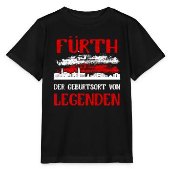 Fürth Der Geburtsort Von Legenden - Stanley/Stella Kinder T-Shirt MINI CREATOR  - Schwarz - Vorne - Mikhail (115cm)