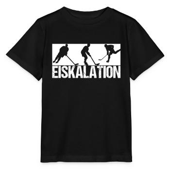 Eishockey Team, Club, Verein, Spieler Trainer Fan - Stanley/Stella Kinder T-Shirt MINI CREATOR  - Schwarz - Vorne - Mikhail (115cm)