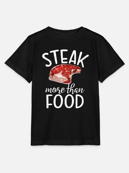 Steak Lover Steak Geschenk - Stanley/Stella Kinder T-Shirt MINI CREATOR - Schwarz