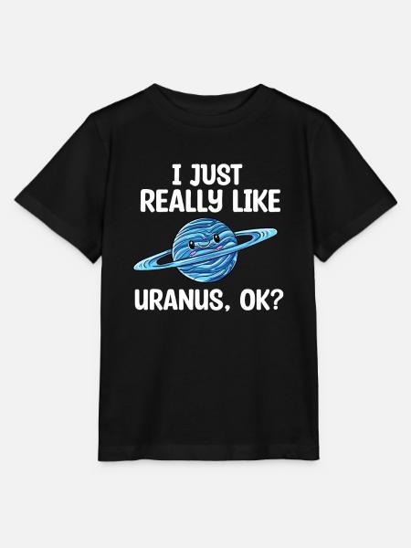 Uranus - Stanley/Stella Kinder T-Shirt MINI CREATOR  - Schwarz