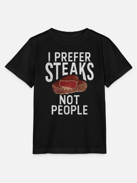 Steak Lover Steak Geschenk - Stanley/Stella Kinder T-Shirt MINI CREATOR - Schwarz