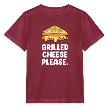 Drôle d’amateur de fromage Humour Fromage - T-shirt bio MINI CREATOR Stanley/Stella Enfant - bordeaux - Devant - Kain (125cm)