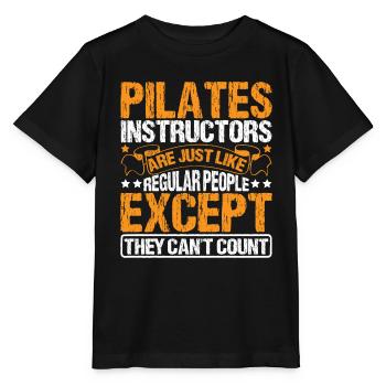 Pilates Instructors Can't Count 2 - Stanley/Stella MINI CREATOR Kids’ T-Shirt - black - Front - Mikhail (115cm)