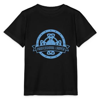 Larp |Live-Action-Rollenspiel |Larpen |Larp - Stanley/Stella Kinder T-Shirt MINI CREATOR  - Schwarz - Vorne - Mikhail (115cm)