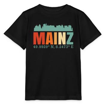 Mainz Skyline - Stanley/Stella MINI CREATOR Kids’ T-Shirt - black - Front - Mikhail (115cm)