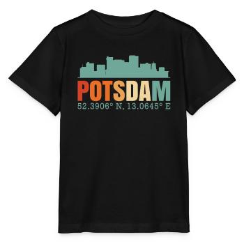 Potsdam Skyline - Stanley/Stella MINI CREATOR Kids’ T-Shirt - black - Front - Mikhail (115cm)