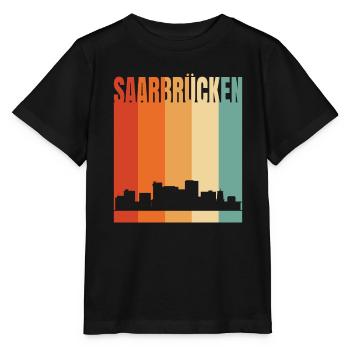 Saarbrücken Skyline - Stanley/Stella Kinder T-Shirt MINI CREATOR  - Schwarz - Vorne - Mikhail (115cm)
