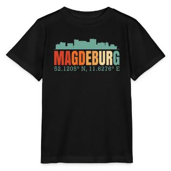 Magdeburg - Stanley/Stella Kinder T-Shirt MINI CREATOR  - Schwarz - Vorne - Mikhail (115cm)