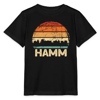Hamm - Stanley/Stella Kinder T-Shirt MINI CREATOR  - Schwarz - Vorne - Mikhail (115cm)
