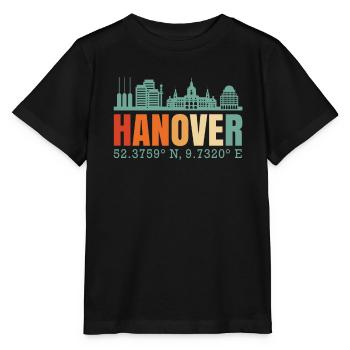 Hannover - Stanley/Stella Kinder T-Shirt MINI CREATOR  - Schwarz - Vorne - Mikhail (115cm)