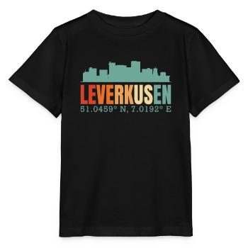 Leverkusen - Stanley/Stella Kinder T-Shirt MINI CREATOR  - Schwarz - Vorne - Mikhail (115cm)