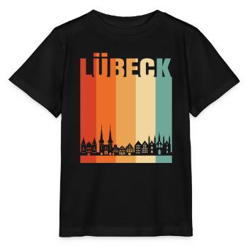 Lübeck - Stanley/Stella Kinder T-Shirt MINI CREATOR  - Schwarz - Vorne - Mikhail (115cm)