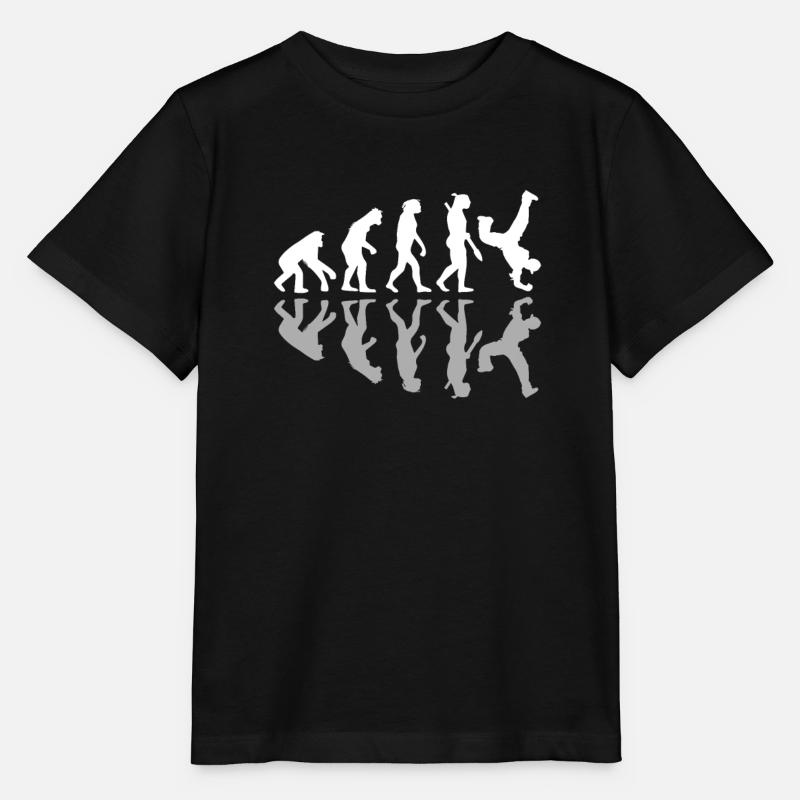 Breakdancing Human Evolution Dancer Breakdance - T-shirt bio MINI CREATOR Stanley/Stella Enfant - noir